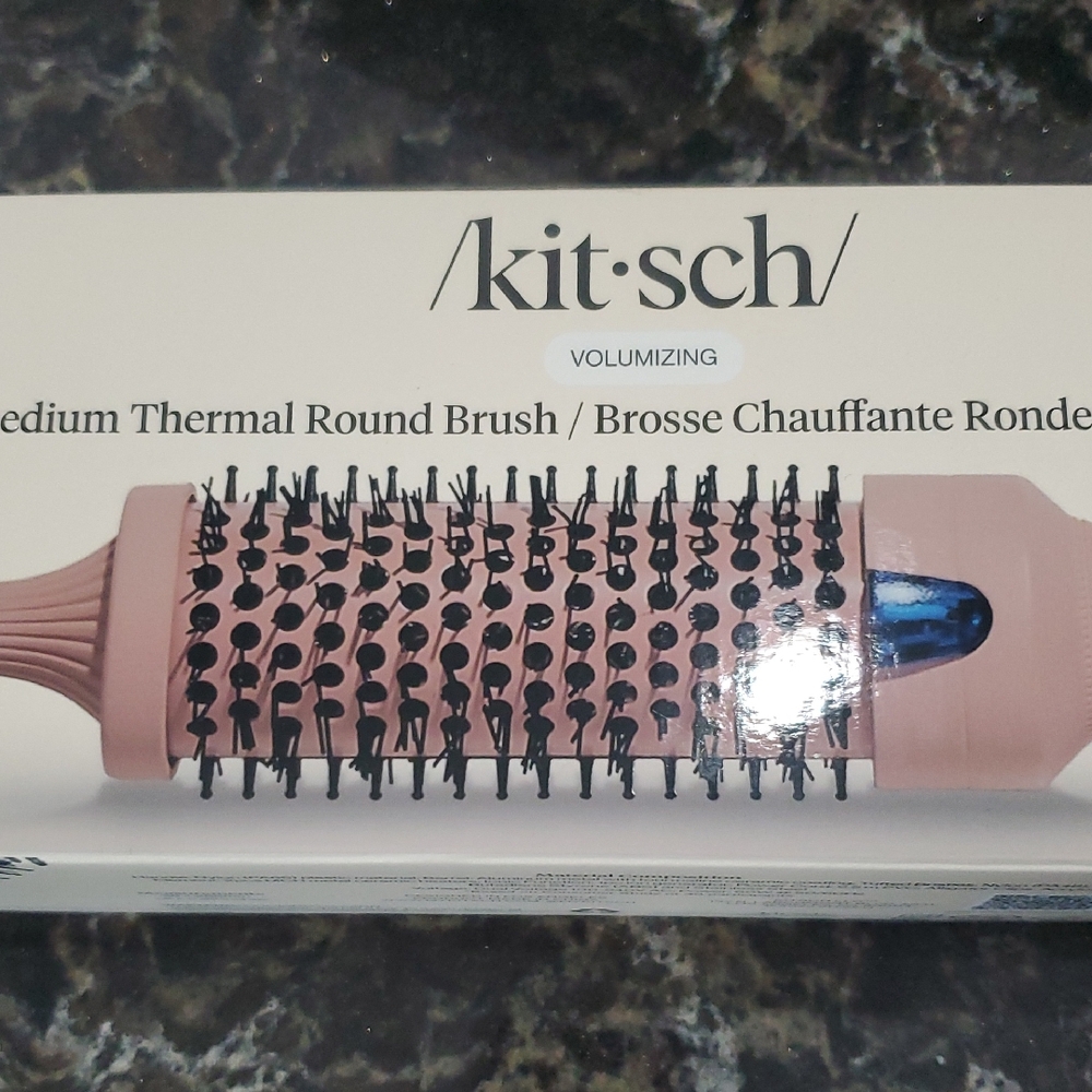 Kitsch Pink Thermal Round Curling Brush